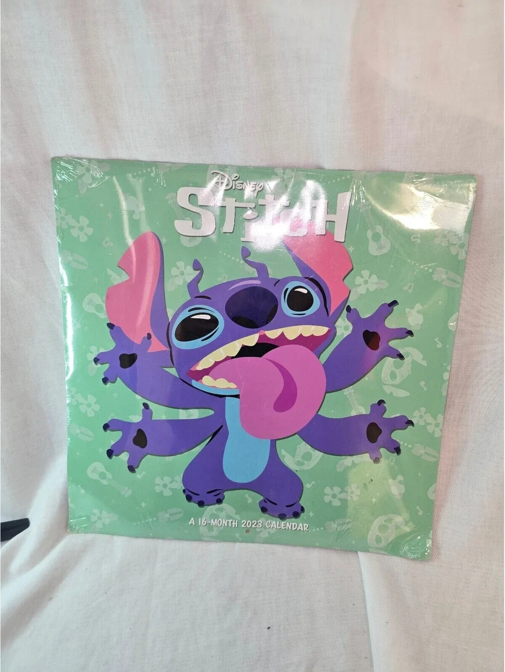 Disney Stitch 2023 16-Month Wall Calendar Sealed Lilo & Stitch 12x12